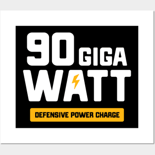 90 GigaWATT Power - Pittsburgh Steelers Posters and Art